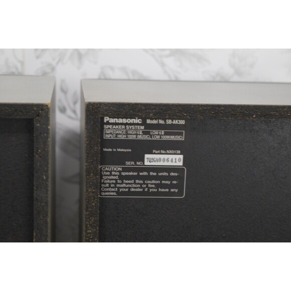 Panasonic Speaker System SB-AK300 6ohms - Picture 7 of 9